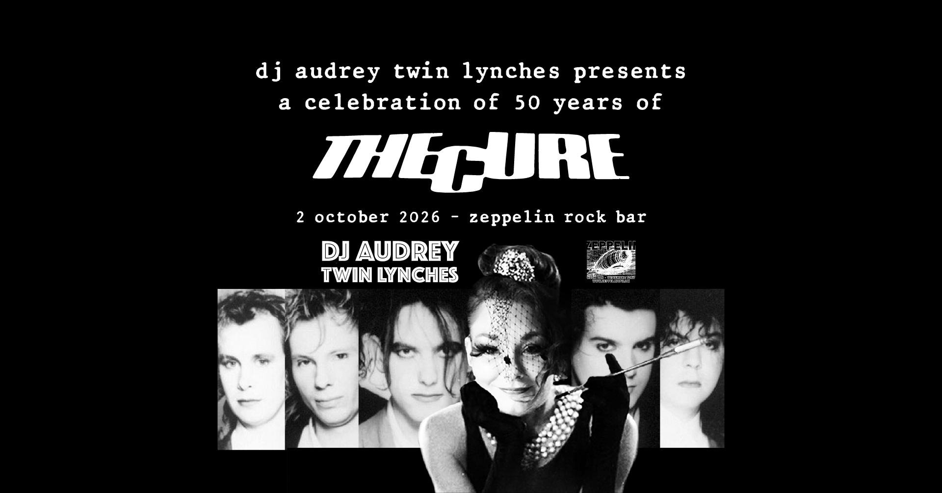 The Cure – 50th Anniversary flyer